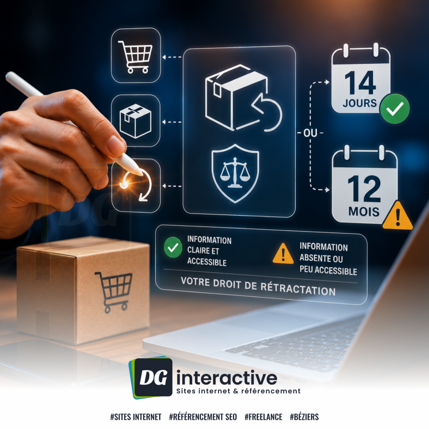 Droit de rétractation e-commerce : mise en conformité 2026