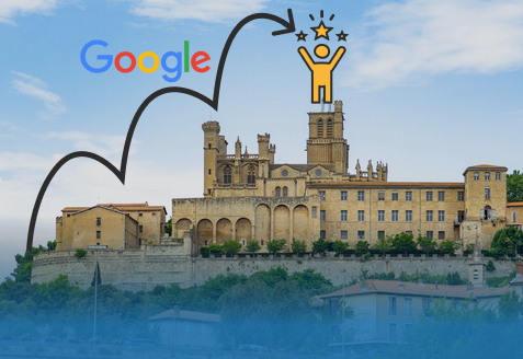 visuel gain seo client béziers