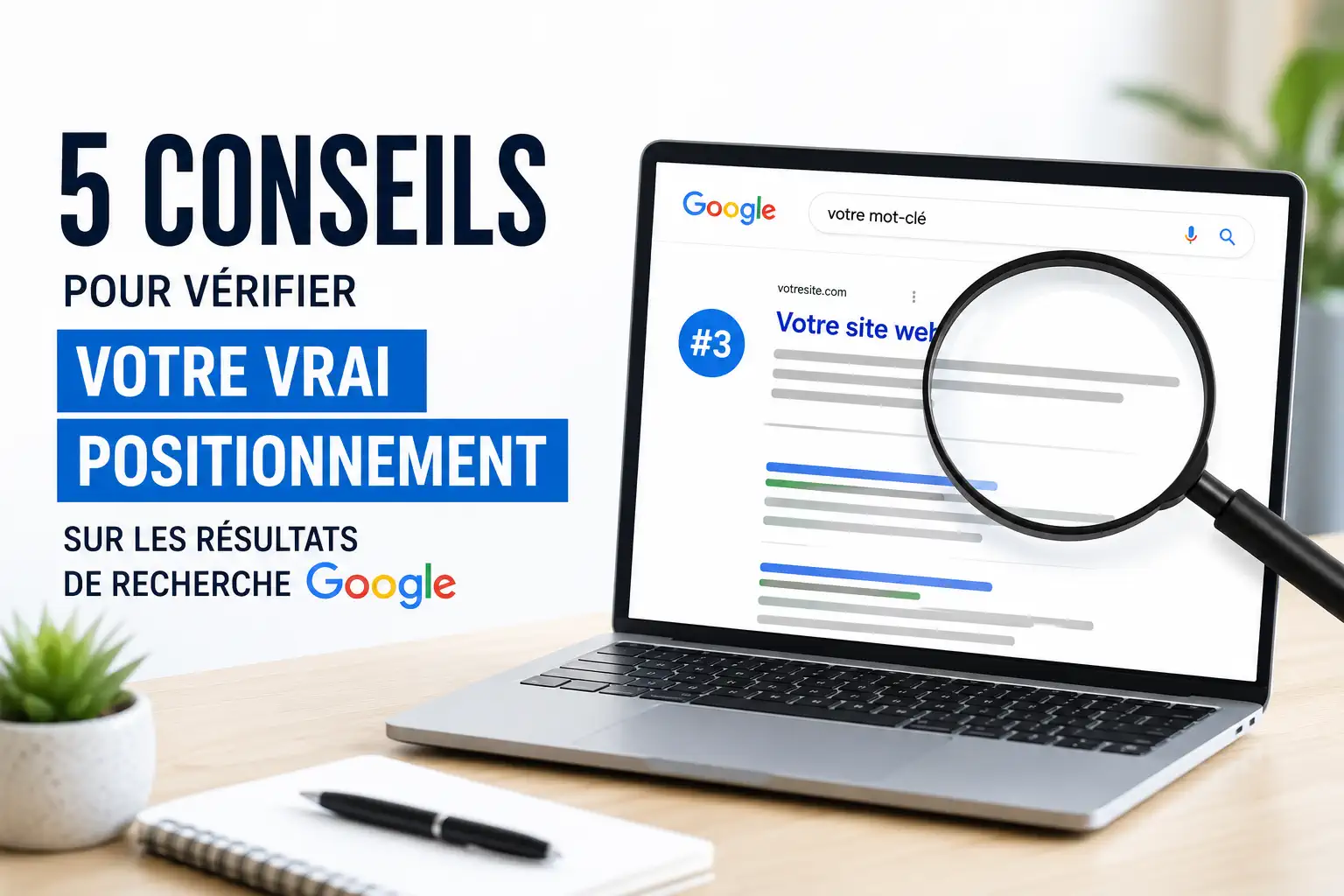 visuel ordinateur 5 conseils positionnement google