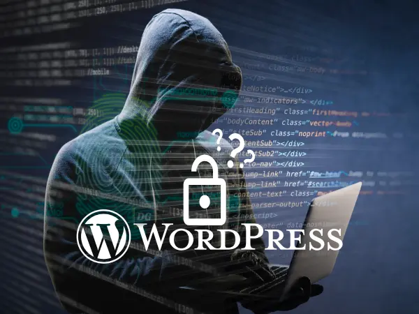 pirate anonyme en train de hacker un site wordpress