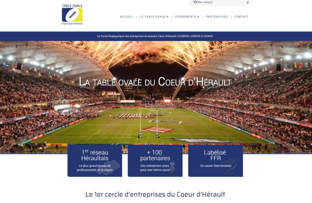 Screenshot site table ovale